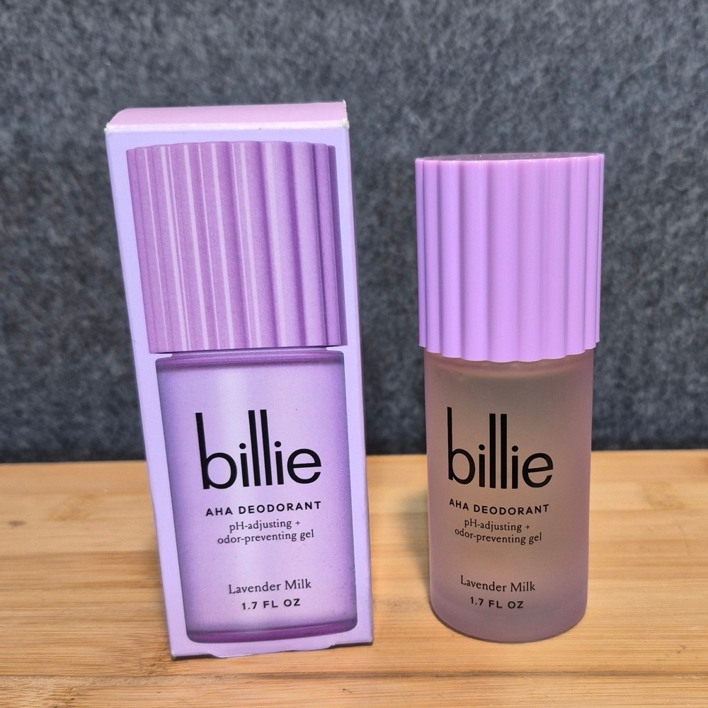 BNIB Billie AHA Deodorant Lavender Milk 1 oz Aluminum Free